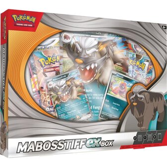 Pokemon Ex Box Mabosstiff met 4 boosters
