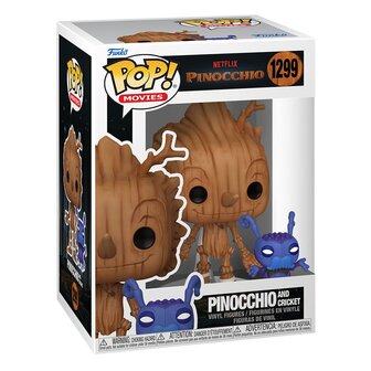 Netflix POP! Movies Vinyl Pinocchio &amp; Cricket No.1299 in doos