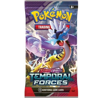 Pok&eacute;mon Scarlet &amp; Violet Temporal Forces Booster met 10 kaarten