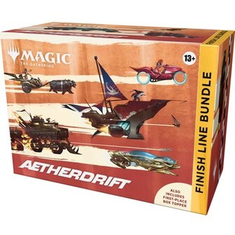 Magic: the Gathering, Aetherdrift Finish Line Bundle met 6 Play Boosters en 2 Collector Boosters