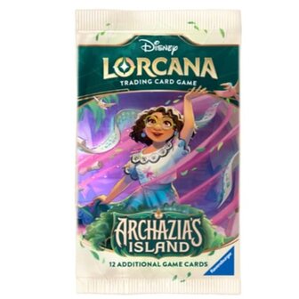 Disney&#039;s Lorcana, Set 7: Archazia&rsquo;s Island Booster met 12 kaarten