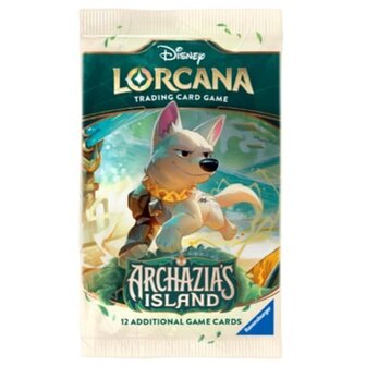 Disney&#039;s Lorcana, Set 7: Archazia&rsquo;s Island Booster 3 met 12 kaarten