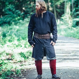 Viking Kuitomslag &quot;Karl&quot;, van rood wol sfeerfoto