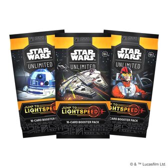 Star Wars, Unlimited Jump to Lightspeed Booster met 15 kaarten