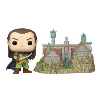 Lord of the Rings POP! Movies Vinyl Figure Elrond with Rivendell No. 1747