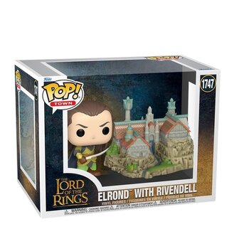 Lord of the Rings POP! Movies Vinyl Figure Elrond with Rivendell No. 1747 in doos