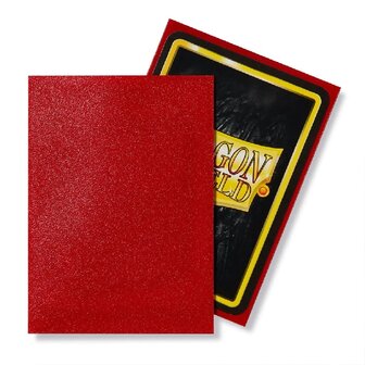 Dragonshield Cards Sleeves Standaard Ruby matte per 100 stuks los