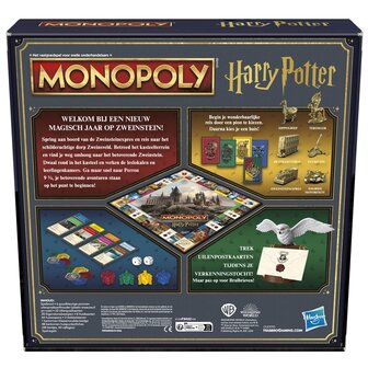 Bordspel Harry Potter Monopoly Achterkant