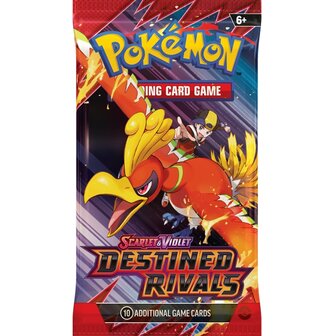 Pok&eacute;mon Scarlet &amp; Violet Destined Rivals Booster met 10 kaarten