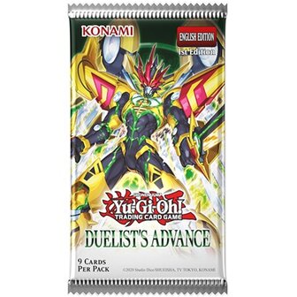 Yu-Gi-Oh! Duelist&#039;s Advance Booster Pack met 9 kaarten