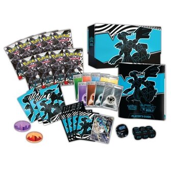 Pok&eacute;mon Scarlet &amp; Violet Black Bolt Elite Trainer Box Zekrom met 9 Boosters open