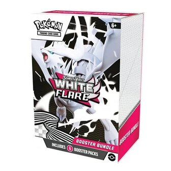 Pok&eacute;mon Scarlet &amp; Violet White Flare Booster Bundle met 6 Boosters