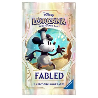 Disney&#039;s Lorcana, Set 9: Fabled Booster met 12 kaarten