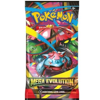 Pok&eacute;mon Mega Evolution Booster met 10 kaarten