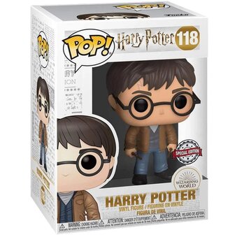 Harry Potter POP! Movies Vinyl Figure Harry Potter with 2 Wands No.118 in doos
