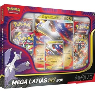 Pok&eacute;mon Mega Latias EX Box met 4 boosters