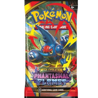 Mega Evolution Phantasmal Flames Booster met 10 kaarten