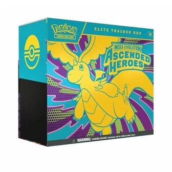 Pok&eacute;mon Mega Evolution - Ascended Heroes Elite Trainer Box met 9 Boosters