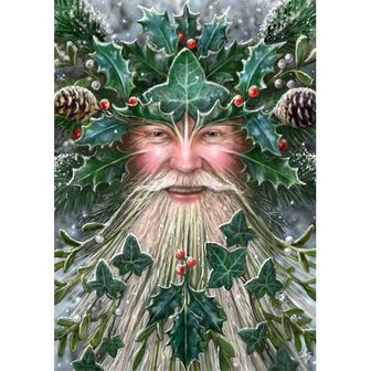 Anne Stokes kerstkaart Spirit of Yule