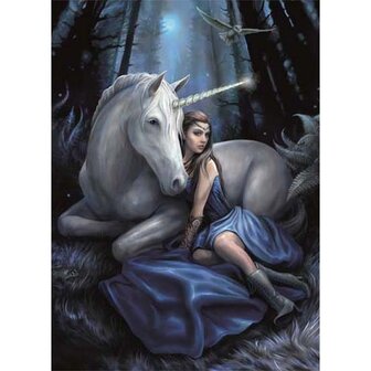 Anne Stokes kaart Blue Moon