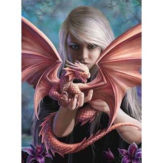 Anne Stokes Kaart Dragonkin