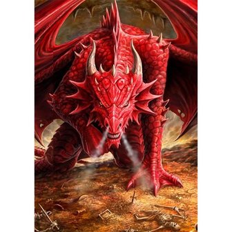 Anne Stokes kaart Dragons Lair