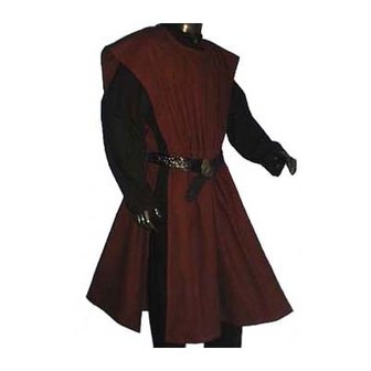 Wapenrok, effen Bordeaux Rood