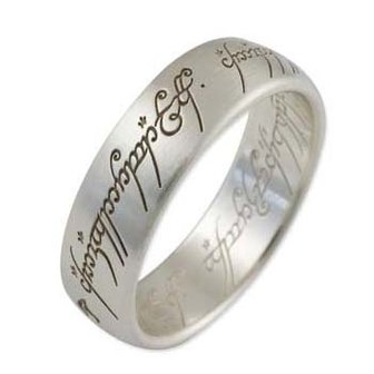 One Ring van massief Zilver