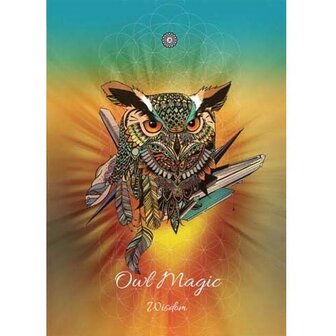 Karin Roberts kaart Owl Magic - Wisdom