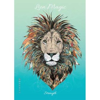 Karin Roberts kaart Lion Magic - Strength