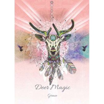 Karin Roberts kaart Deer Magic - Grace