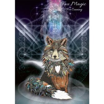 Karin Roberts kaart Hummingbird Fox Magic - For Cunning