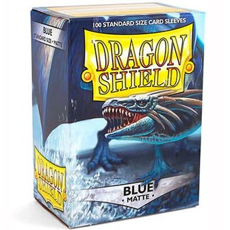 Dragonshield Blauwe Matte Sleeves