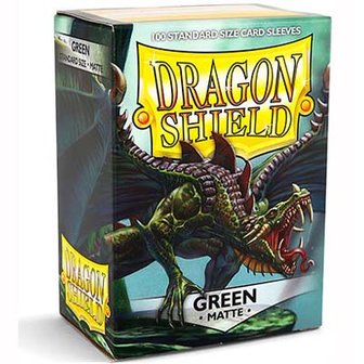 Dragonshield Groene Matte Sleeves