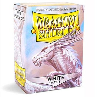 Dragonshield Witte Matte Sleeves