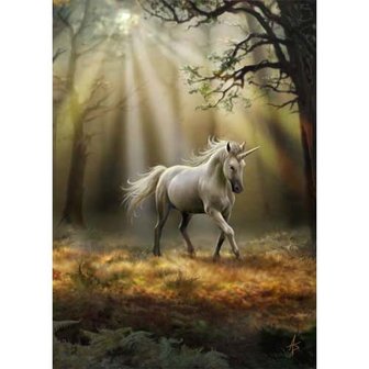 Anne Stokes kaart Glimpse of a Unicorn