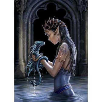 Anne Stokes Kaart Water Dragon