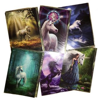 Anne Stokes kaartenset Unicorns