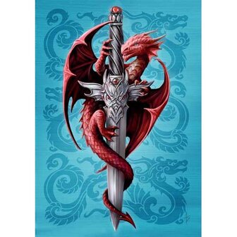 Anne Stokes Kaart Dragon &amp; Dagger