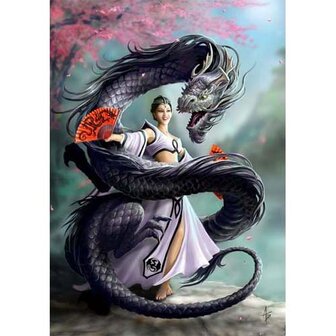 Anne Stokes Kaart Dragon Dancer