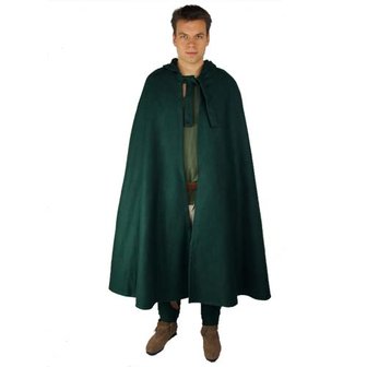 Groene Wollen Cape