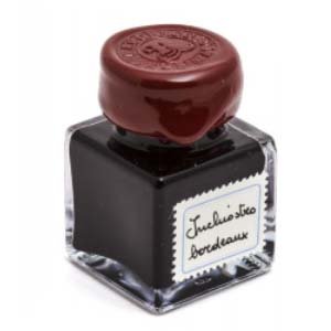 Flesje Bordeaux kleurige inkt van 25ml.