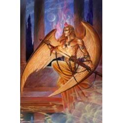 Briar Wenskaart Elemental Angel of Fire