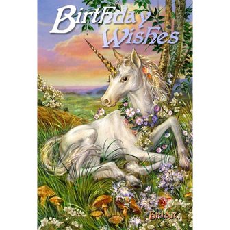 Briar Wenskaart Newborn Unicorn