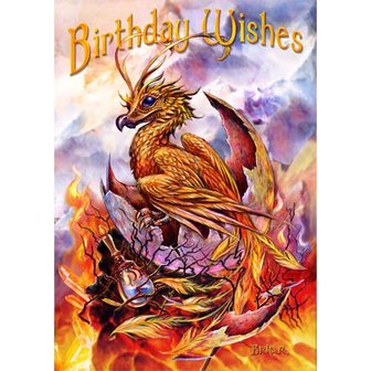 Briar Wenskaart Birthday Phoenix