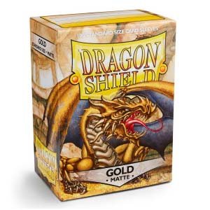 Gold Matte Sleeves van Dragonshield