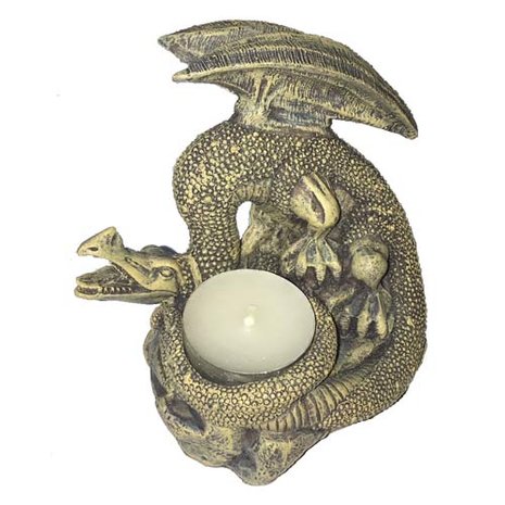 Poly Dragon Candle PC12