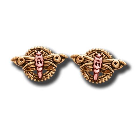 Engineerium Steampunk sieraden, Aviamore Owl Earrings