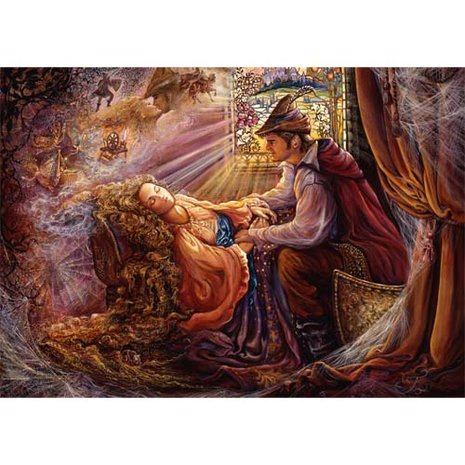 Puzzel Sleeping Beautyvan Josephine Wall, 1000 stukjes 