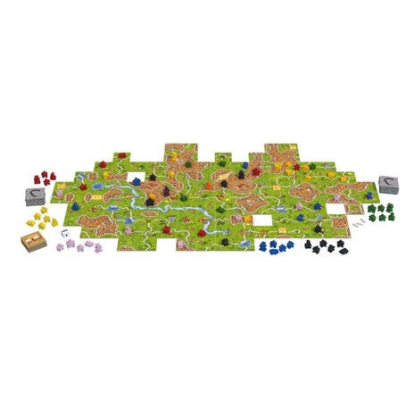 Carcassonne: Big Box 3, Complete set open gelegd